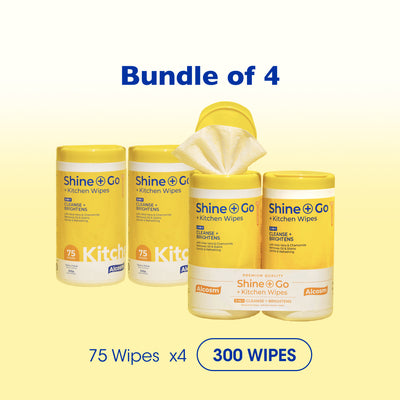 Alcosm™ Kitchen Wipes - 75 Wipes ( 75s' x 2 Canister )